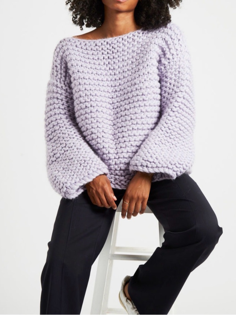 Dreamin’ Jumper by Wool and the Gang, 100% soft non-itchy wool handknit sweater